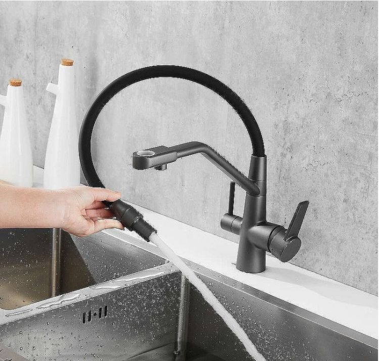 Смеситель для кухни Boch Mann Else GR BM10428 Серый матовый