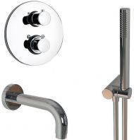 Смеситель для ванны Paini Cox 78CRSET26911THBATH с термостатом Хром Смеситель для ванны Paini Cox 78CRSET26911THBATH с термостатом Хром