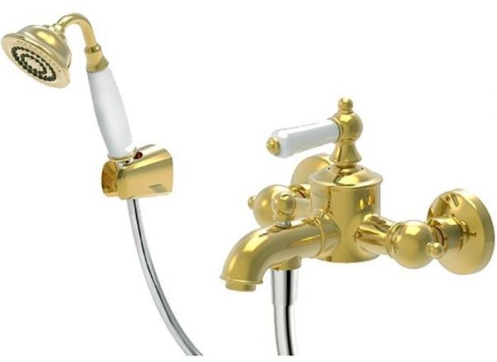 Смеситель для ванны Bravat Art F675109G-B Золото