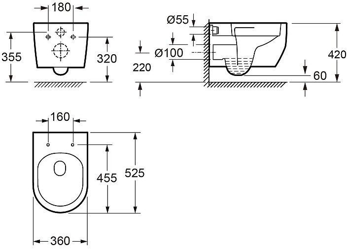 Унитаз Wellsee Croquis 182613001 подвесной цвет Черный матовый с сиденьем Микролифт Унитаз Wellsee Croquis 182613001 подвесной цвет Черный матовый с сиденьем Микролифт