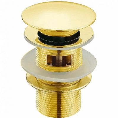 Донный клапан SantiLine SL-107 click-clack Золото