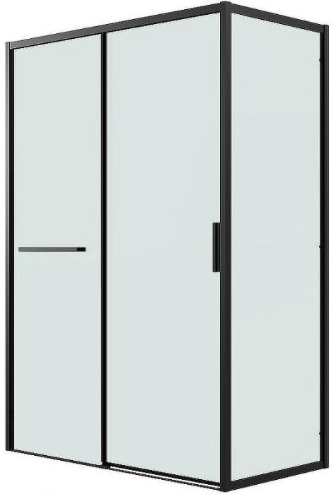 Душевой уголок Grossman Style 110х80 120.K33.05.1180.21.00 профиль Черный матовый стекло прозрачное