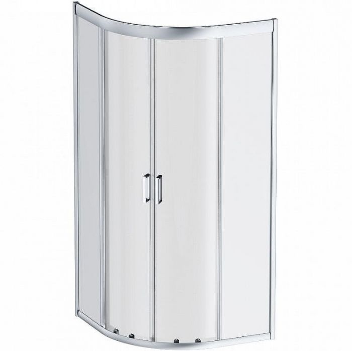 Душевой уголок AM.PM Gem W90G-401-090WT Профиль матовый хром, стекло прозрачное