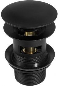 Донный клапан Deante NHC_B10B click-clack Черный матовый