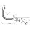 Слив-перелив Hansgrohe Flexaplus 58141180 полуавтомат Белый