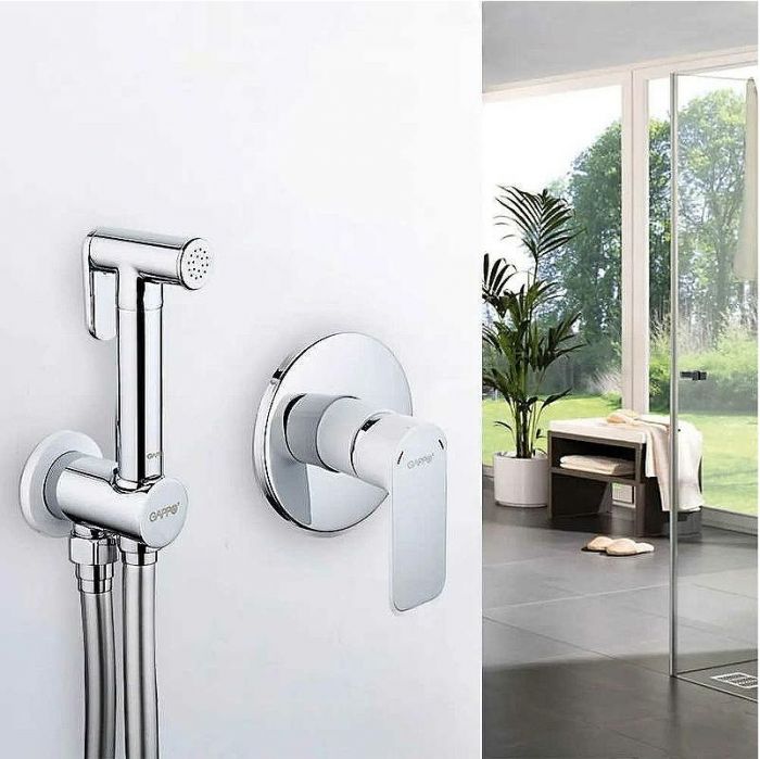 Гигиенический душ со смесителем Gappo Noar G7248 Белый Хром