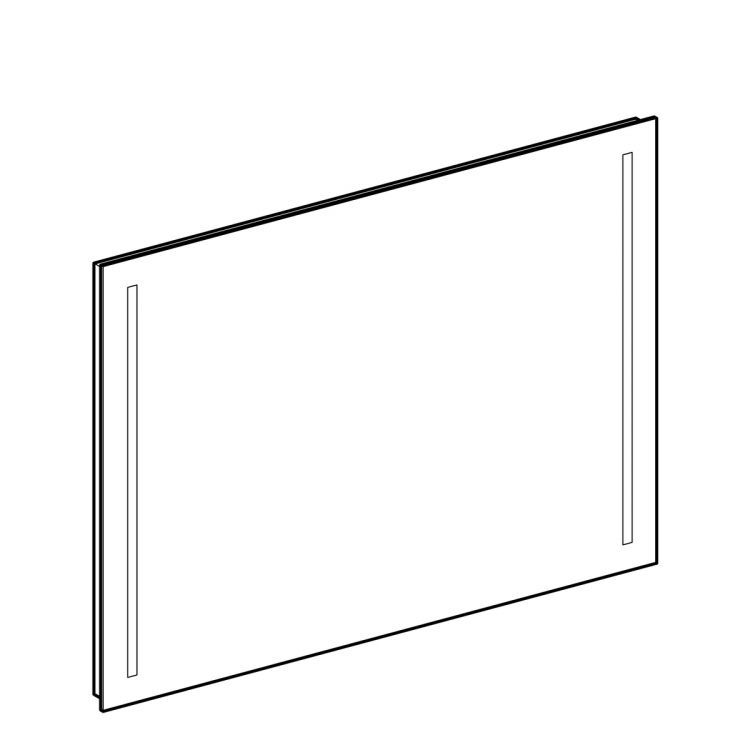 Зеркало Geberit Option с подсветкой 90x65x3.6 [500.589.00.1]