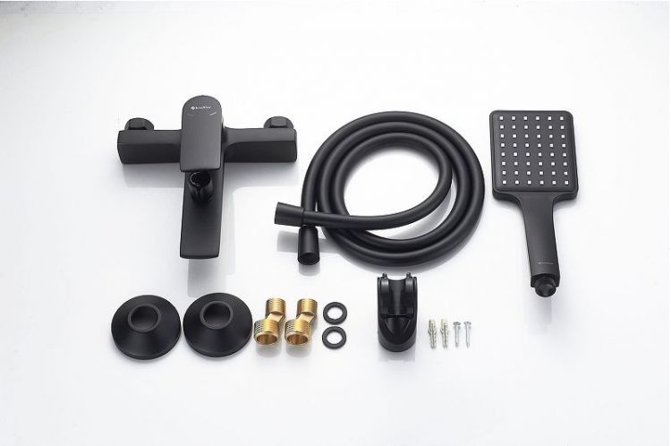 Смеситель для ванны Knotlor Vigor KN-71/BL цвет Черный матовый