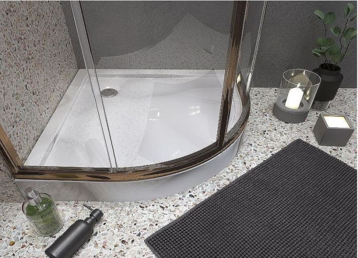 Акриловый поддон для душа Santek Палермо 80х80 1WH302477 Белый