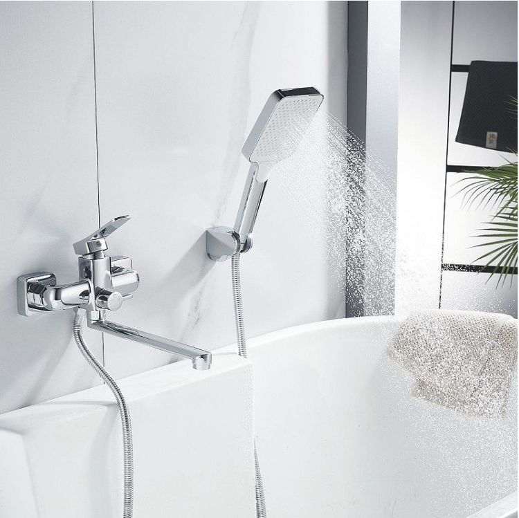 Смеситель для ванны Shevanik S9902 универсальный цвет Хром Смеситель для ванны Shevanik S9902 универсальный цвет Хром