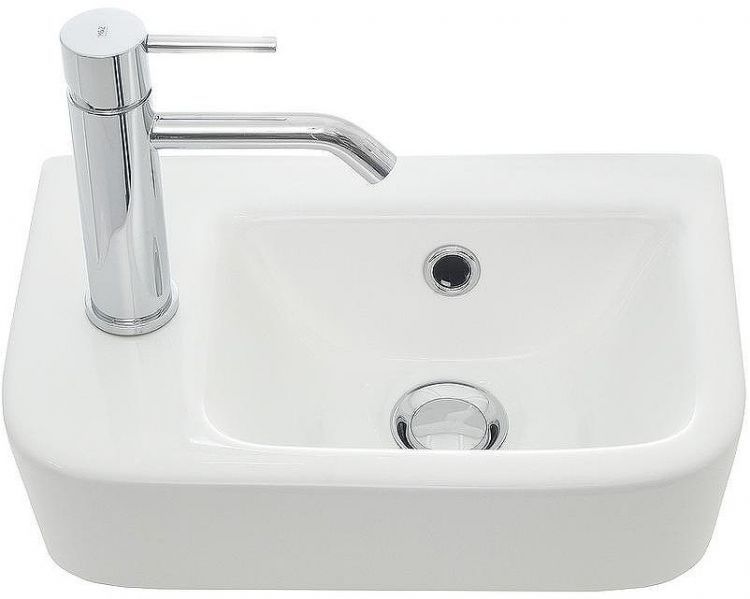 Раковина AQUAme 38 L AQM5006L Белая глянцевая