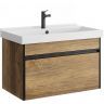 Тумба под раковину Aqwella Urban 80 URB0108DB подвесная Дуб балтийский