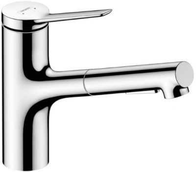 Hansgrohe Zesis Смеситель для кухни, 1 отв., с вытяжным душем, 2jet, цвет: хром