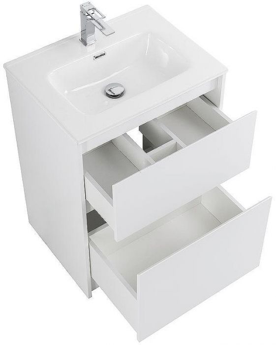 Тумба под раковину BelBagno Kraft 60 KRAFT-600-2C-PIA-BO Bianco Opaco