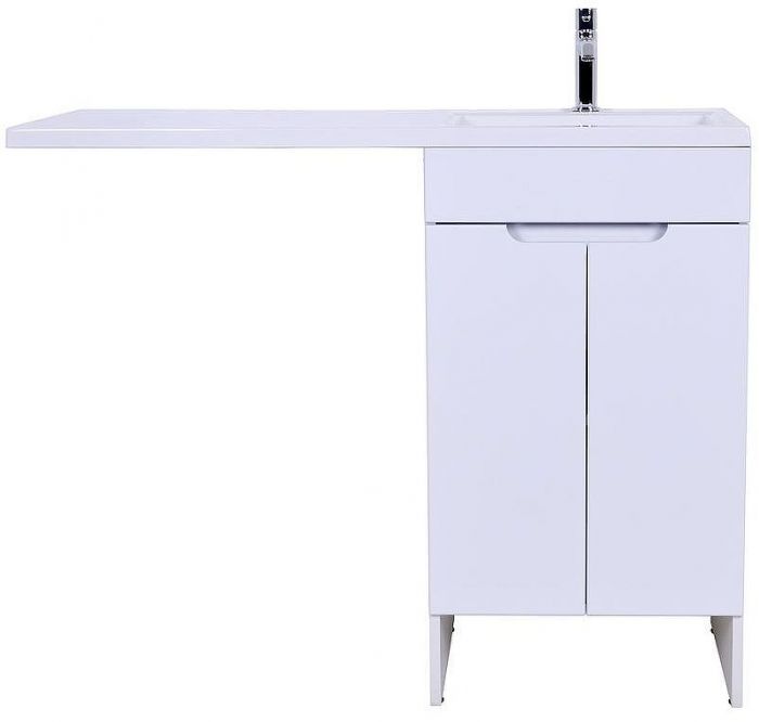 Тумба с раковиной Orange Kandy 110 R OPKD-110TUW+RAR Белый глянец