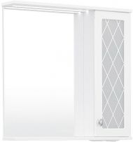 Зеркало со шкафом Volna Milena 70 R zsMLN70.R-01 с подсветкой Белое