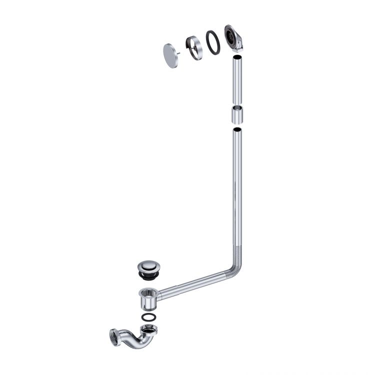 Слив перелив Timo 8006/00 хром