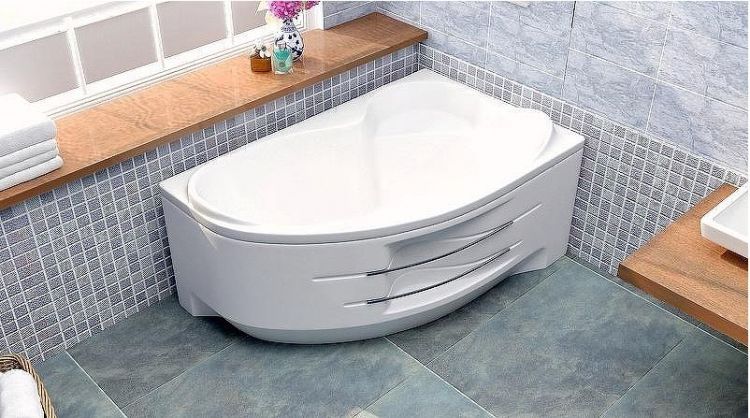 Акриловая ванна BellSan Индиго 168x110 L 4627171530240 без гидромассажа