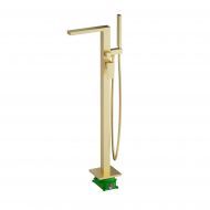 Смеситель напольный для ванны с душем Timo Selene 2210/17Y-CR золото матовое Смеситель напольный для ванны с душем Timo Selene 2210/17Y-CR золото матовое