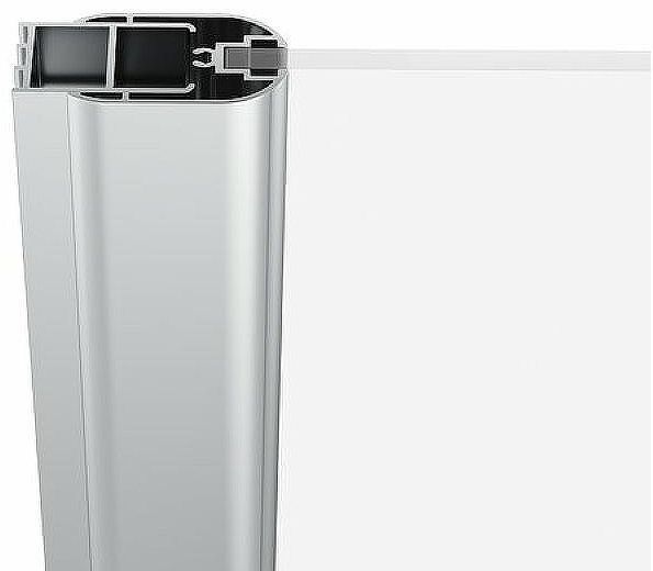 Шторка на ванну Ravak 10° CVS2-100 100х150 R 7QRA0U03Z1 профиль Сатин стекло Transparent