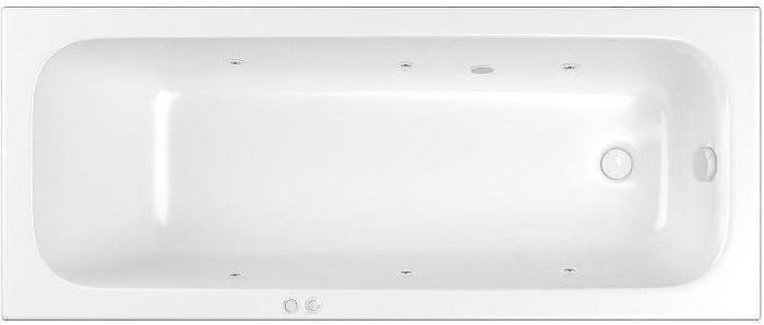 Акриловая ванна Whitecross Vibe 180x75 0105.180075.100.SOFT.WH с гидромассажем