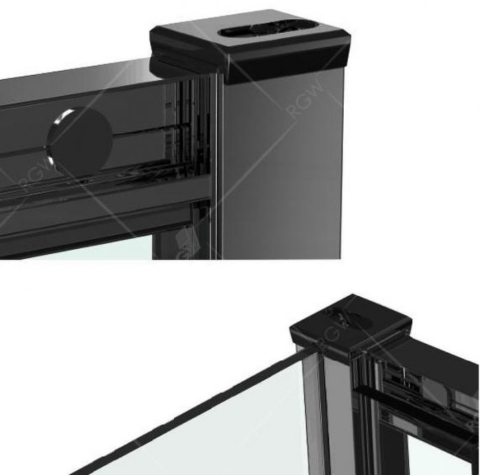 Душевая дверь RGW Classic CL-14-B 150 32091415-14 профиль Черный стекло прозрачное