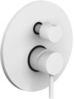 Смеситель для душа Paffoni Light LIG019BO Белый матовый