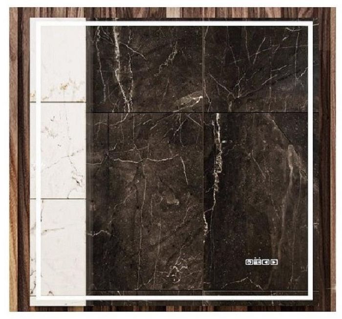 Зеркало Velvex Klaufs Media 70 zkKLA.me.70.al с подсветкой с подогревом и сенсорным выключателем