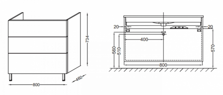 Тумба под раковину Jacob Delafon Vox 80 см EB2098-R1-E16 ореховое дерево Тумба под раковину Jacob Delafon Vox 80 см EB2098-R1-E16 ореховое дерево
