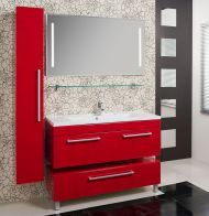 Мебель АКВАТОН Мадрид 100, бордовая