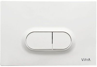 Клавиша смыва Vitra Loop O 740-0500 Белая глянцевая