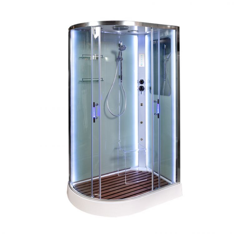 Душевая кабина Deto A102 R LED с гидромассажем 120x80x220 Душевая кабина Deto A102 R LED с гидромассажем 120x80x220