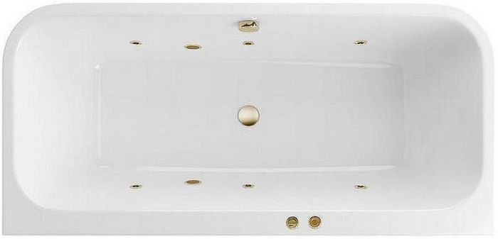 Акриловая ванна Excellent Arana 180x85 WAEX.ARA18.SOFT.BR с гидромассажем