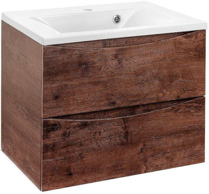 Тумба под раковину Vincea Mia 65 VMC-2MA650RW подвесная R.Wood