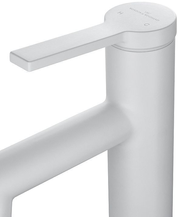 Смеситель для раковины Wonzon & Woghand WW-H1017-MW цвет Белый матовый