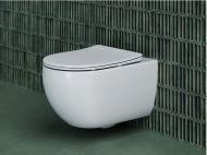 Подвесной унитаз CERAMICANOVA Long Rimless CN3015