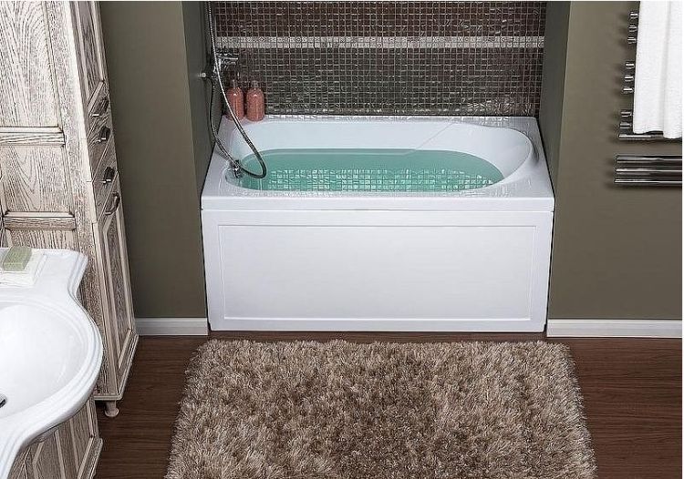 Акриловая ванна Aquanet West 140х70 205560 без гидромассажа Акриловая ванна Aquanet West 140х70 205560 без гидромассажа