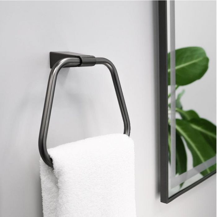 Зеркало Fixsen Led 80х60 FX-2080F с подсветкой Графит с сенсорным выключателем и диммером