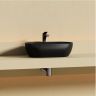 Раковина накладная овальной формы CERAMICANOVA Twist черный матовый, CN12001MB