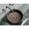 Умывальник CERAMICANOVA чаша накладная круглая 360 мм (цвет Темно-Коричневый Матовый) CN6057MDB