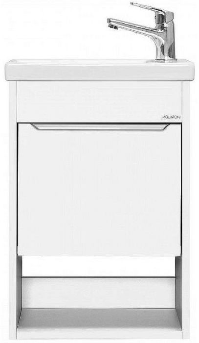 Тумба под раковину Aquaton Хоуп 40 1A287101HP2B0 подвесная Белая матовая