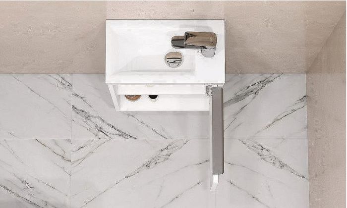 Тумба под раковину Aquaton Хоуп 40 1A287101HP2B0 подвесная Белая матовая