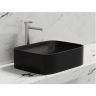 Умывальник CERAMICANOVA Element чаша накладная прямоугольная (цвет Чёрный Матовый) CN6052MB