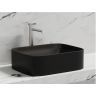 Умывальник CERAMICANOVA Element чаша накладная прямоугольная (цвет Чёрный Матовый) CN6052MB