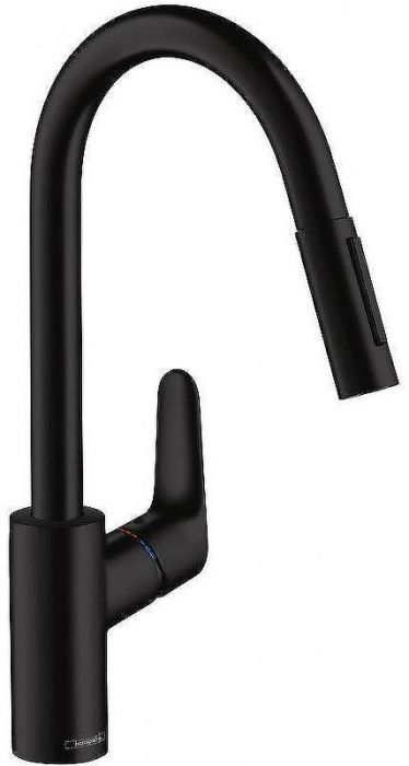 Смеситель для кухни Hansgrohe Focus 31815670 Черный матовый