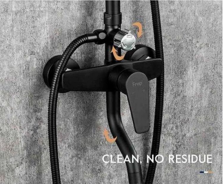 Душевая система Frap H29 F2429 Черная матовая Душевая система Frap H29 F2429 Черная матовая