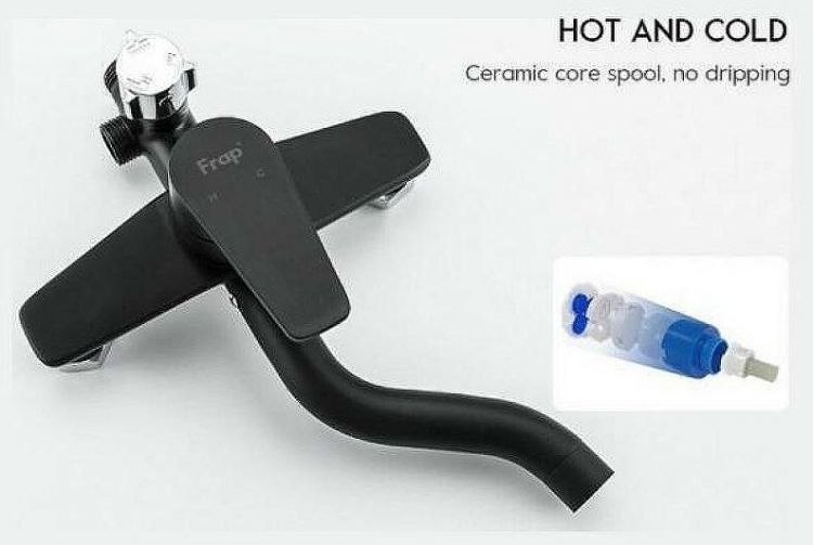 Душевая система Frap H29 F2429 Черная матовая Душевая система Frap H29 F2429 Черная матовая