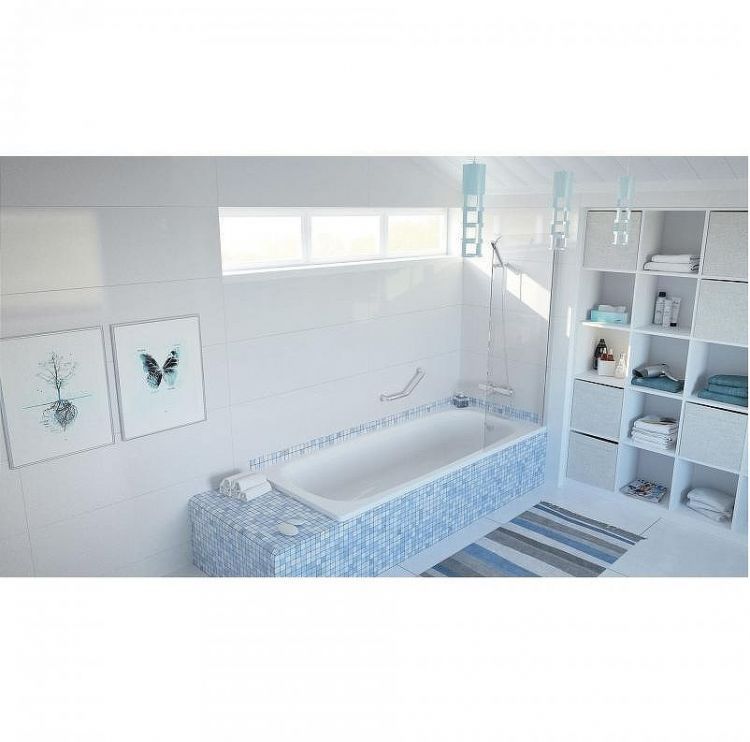 Стальная ванна BLB Universal HG B60H 160x70 без гидромассажа с шумоизоляцией