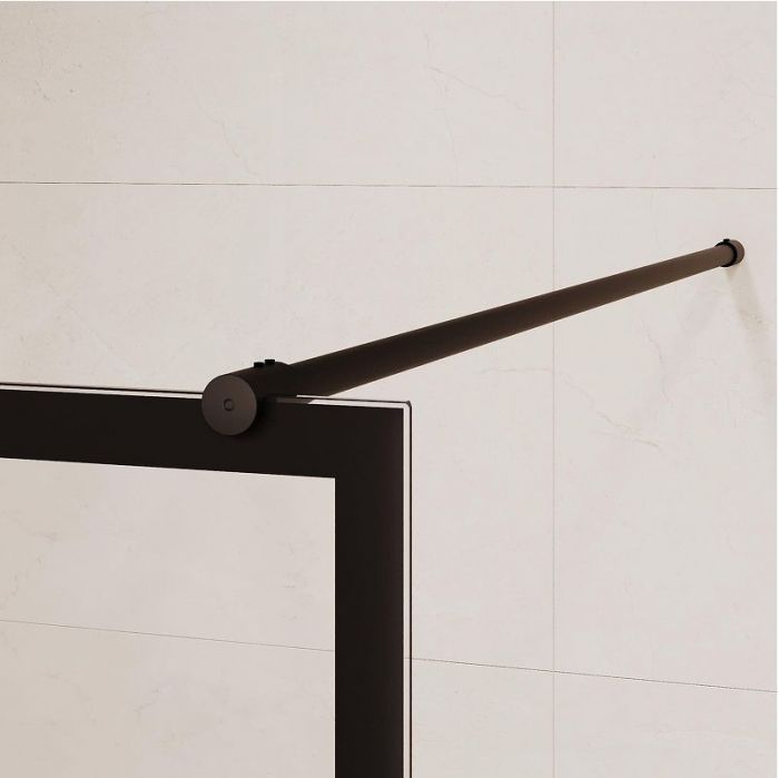 Душевая перегородка RGW Walk In WA-012B 90 35101290-84 профиль Черный стекло прозрачное