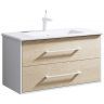 Тумба под раковину Aqwella 5 Stars Маями 60 Mai.01.06 подвесная Дуб сонома Белая